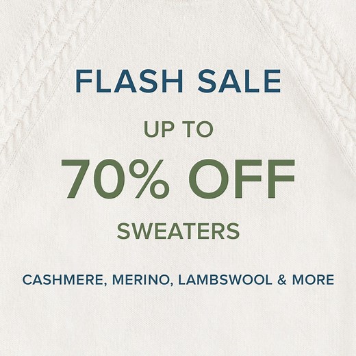 Our greatest knits are on sale! Save on cashmere, merino, lambswool and more. Limited time only. | Brooks Brothers