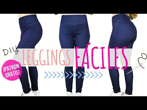 Cómo hacer leggins, muy fácil y con patrones GRATIS! | DIY
