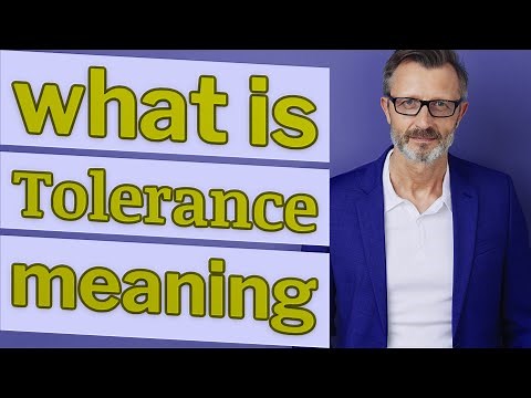 Tolerance | Definition of tolerance