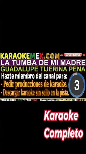 Karaoke La Tumba De Mi Madre - Los Cadetes De Linares #karaokemex
