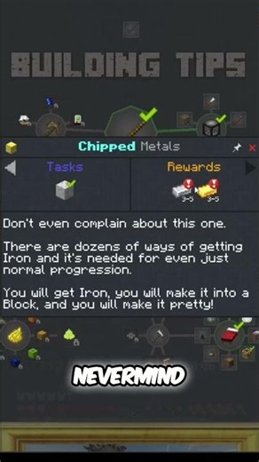 Minecraft Building Chaos: Chipped Concrete, Mystical Crops & Lost Items! #shorts