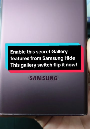 Enable this secret Gallery features from Samsung Hide This gallery switch flip it now! Go to settings and follow me step by step. #gallery #samsung #features #tipsandtricks #learnontiktok