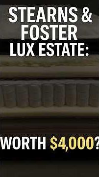 Stearns & Foster — What’s Inside a $4,000 Mattress?”