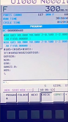 FANUC Oi MF Macro programming CNC milling
