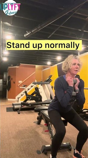 Goblet squat to bench go down slower / eccentric