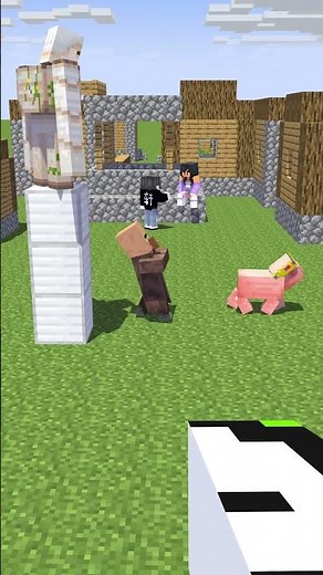 说好的整蛊铁傀儡呢？ #minecraft #搞笑 #我的世界 #minecraftmemes #animation #dream #technoblade