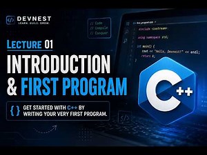 Complete C++ Course #1 | Introduction to C++ & Hello World Program