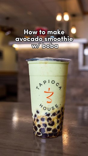 How to Make an Avocado Smoothie with Boba | Step-by-Step Guide