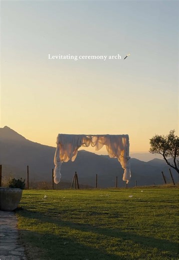 Creating a Levitating Ceremony Arch for Weddings