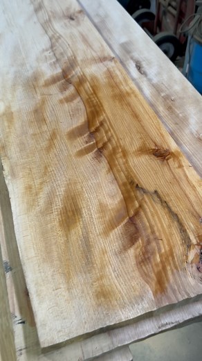 Some beautiful flame beech all cleaned up and ready to go upstairs! - - - #beech #beechtree #beechwood #wood #woodwork #woodworking #woodshop #woodwood #wooddesign #woodworkerofinsta | Groff & Groff Lumber