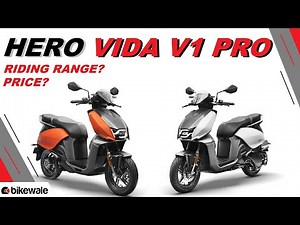 Hero Vida V1 Pro Electric Scooter Walkaround Impressions | Price, Range, Top Speed & More | BikeWale