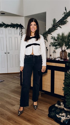 Meghan Korte | Northern CA Blogger on Instagram: "Another day another holiday party🥂 Paired a sequin jacket with these incredible $29 jeans! Also be prepared to see these shoes a LOT- got them for my bday and I am in love! Use “Party Style” to have all the details and sizing for everything sent right to you! #midsizestyle #size10 #partyoutfit #size8 #over40 Midsize outfit, size 8 outfit, size 10 outfit, tall girl, affordable outfit, size 10 outfit, NYE outfit idea"