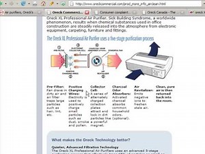 Air Purifiers; Part 2: Oreck XL Online Review