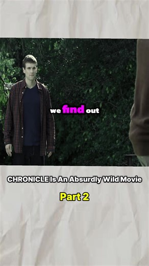 CHRONICLE Is An Absurdly Wild Movie #usa🇺🇸 #foryou #superhero #fyp | chronicle movie