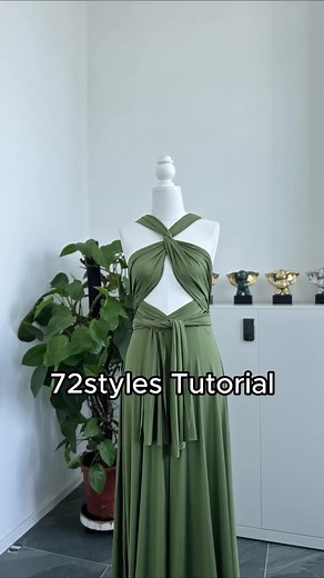 Halter Style Infinity Dress Tutorial
