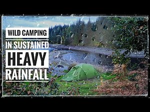 Wild Camping in Heavy Rain | Scotland Wilderness in Bad Weather | Vango MTN F10