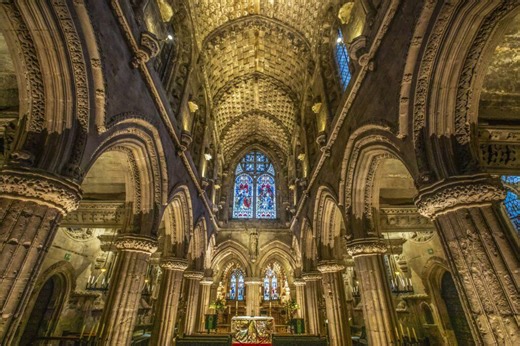 Rare glimpse inside 580-year-old church that inspired the Da Vinci Code