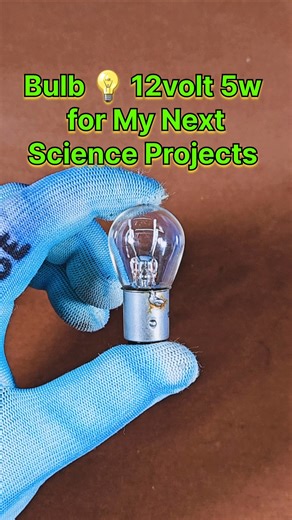 Bulb 💡 12volt 5w for My Next Science Projects #bulb #shorts #ytshorts
