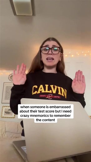 the more unhinged the mnemonic, the easier it is to remember #mnemonic #collegehumor #collegestudentlife #collegestudents #calvinuniversity