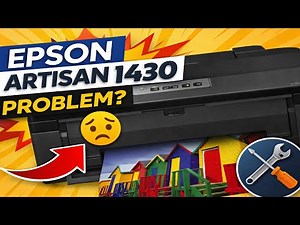 Epson Artisan 1430 Blinking Ink & Paper Lights? Waste Ink Counter Reset