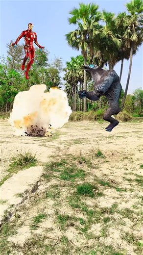 Iron man 🆚 monster #virals #shortsfeed#shorts#trending #viralsshortvideos#youtubeshorts #monster