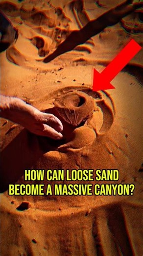 This Bottle of Water Explains How Canyons Are Made 😳 #shorts #viral