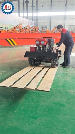 35HP Tracked Compact Rotavator with Low Price #tractor #minitractor #cultivator #tiller #excavator