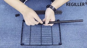 Amazon.com: REGILLER 5-Wire Shelving Metal Storage Rack Adjustable Shelves,Standing Storage Shelf Units for Laundry Bathroom Kitchen Pantry Closet(Black,11.8" D x 16.6" W x 53.5" H) : Home & Kitchen