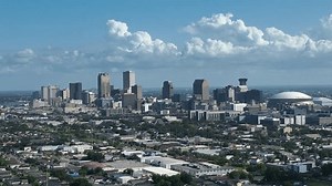 Aerial View New Orleans Skyline Stock Footage Video (100% Royalty-free) 1110145021 | Shutterstock