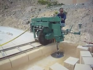 Stone-Cutting Machine Is A Man-Made Miracle!  (VIDEO)