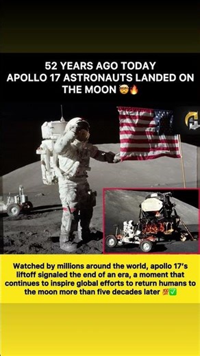 The Last Footprints On The MoonIn december 1972, nasa’s apollo 17 mission marked the