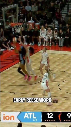 🔥 Angel Reese hesi & scores | Atlanta Dream WNBA women's basketball #shorts #short #basketball #wnba