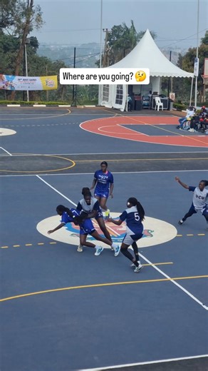 2bob Sports on Instagram: "Where are you going? UCU player grabs a Victoria University player during a Handball Game at the AUUS Games #AUUSGAMES"