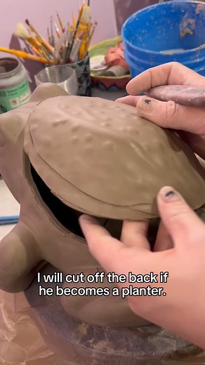 113K views · 902 reactions | Frog Recycling and Toad Planters! I’ve been working on a bunch of frogs the past few days, and I’m happy to say I’m on track for my next release. I’ve still got four days of make time for this batch, but I think I’m going to run an early bisque firing! That means a kiln reveal will be coming up soon. #potteryprocess #ceramicstudio #workingwithclay #frogcore #frogart | Kalliope Yvonne Ceramics | Facebook