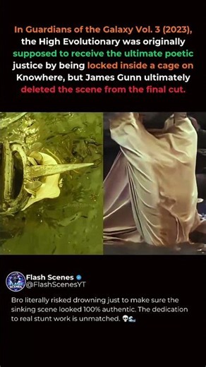 How Saruman’s Sinking Scene Was Actually Filmed 🎬 #lotr #movies #shorts