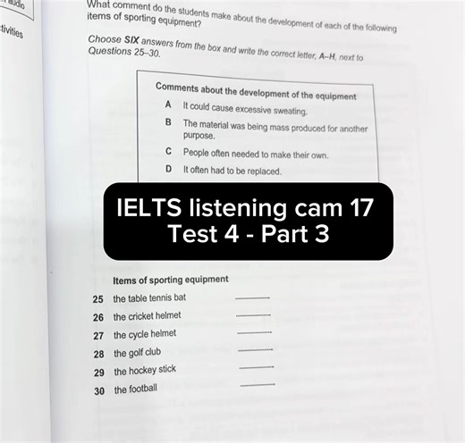 Let’s practice 🥹 please leave some comments if you find it useful #ielts #ieltspreparation #fyp #tiktok #ieltslistening