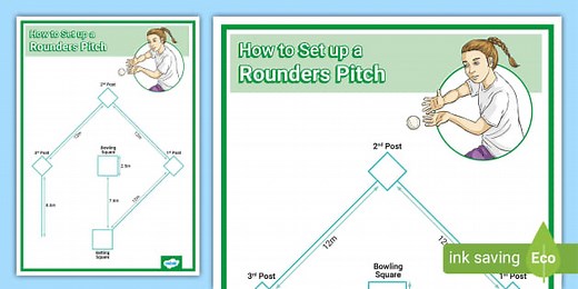 How to Set up a Rounders Pitch Adult Guidance