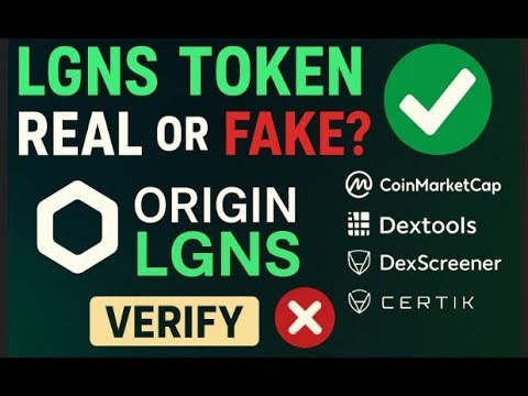 🧠 Origin LGNS Token Fake or real? | Ave.ai, DexTools, DexScreener, CMC, CertiK Se Verify Kaise Kare?