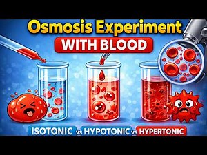 Osmosis Experiment with Blood | Isotonic vs Hypotonic vs Hypertonic Solutions