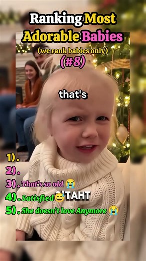 Part 8 Ranking most adorable babies