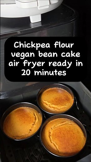 American Moi Moi - Air fryer Chickpea flour bean cake - vegan recipe