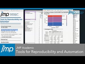 JMP Academic: Tools for Reproducibility and Automation
