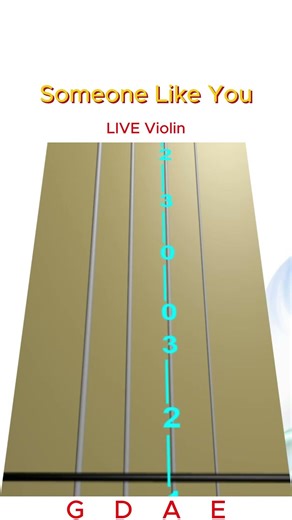 SOMEONE LIKE YOU 💔 — LIVE Violin Tutorial | Animated Violin TAB | No Sheet Music