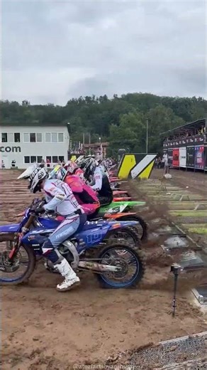 The secret trick motocross racers use before racing | #shorts #motocross #dirtbike