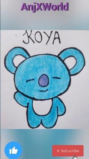 🎨 BT21 Drawing ✨ | Full Tutorial on My Channel! 🎥