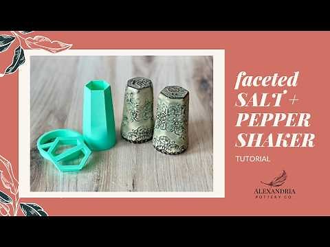 Salt and Pepper Shaker Tutorial - Easy Handbuilding Project
