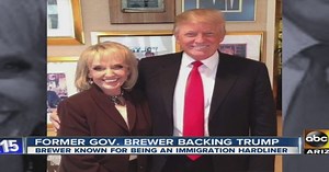 Jan Brewer endorses Trump for president