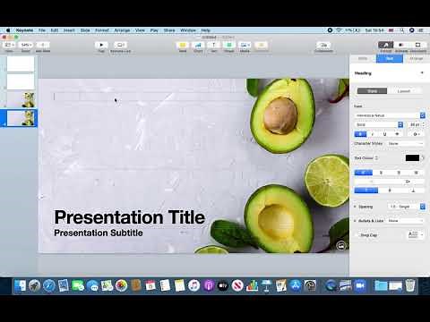 MacBook [2020] | How to Create your first presentation on Mac