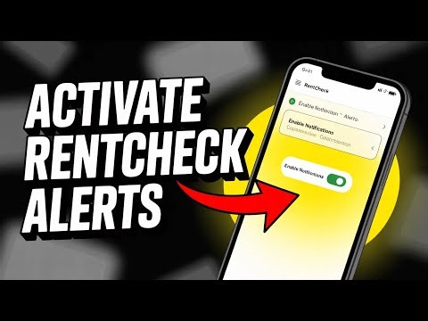 How to Activate RentCheck Notifications - Detailed Guide