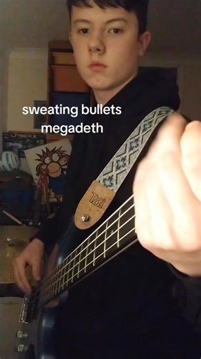 sweating bullets -4 megadeth #bass #megadeth
